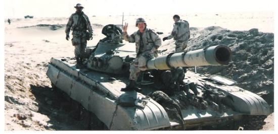 Al Jubail, Saudi Arabia: russian T-72 tank