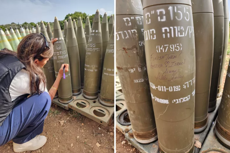 nikki-haley-signs-israel-artillery-shell.webp