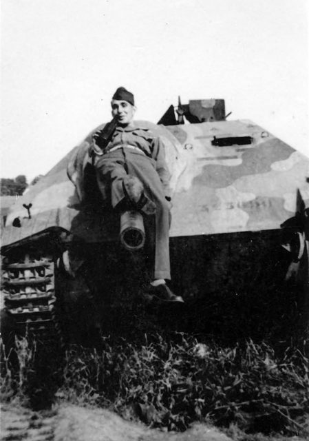 تم الاستيلاء عليها Hetzer 1945.