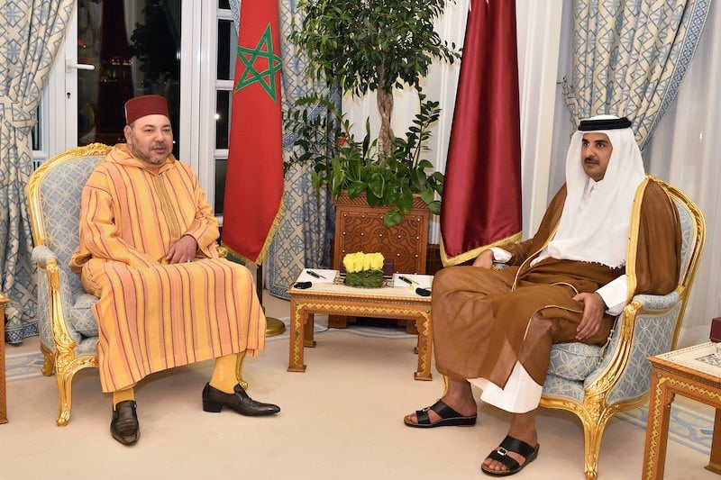الملك محمد السادس يؤكد للأمير تميم تضامن المغرب مع قطر