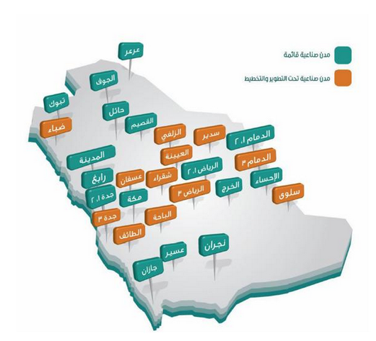 اسماء مدن المملكة العربية السعودية