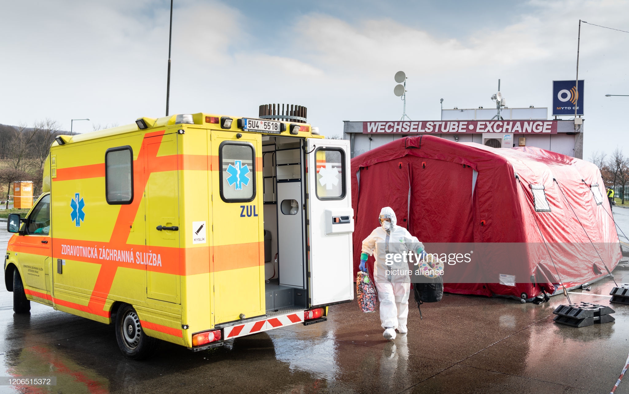 dpatop-11-march-2020-czech-republic-usti-nad-labem-an-employee-of-the-picture-id1206515372