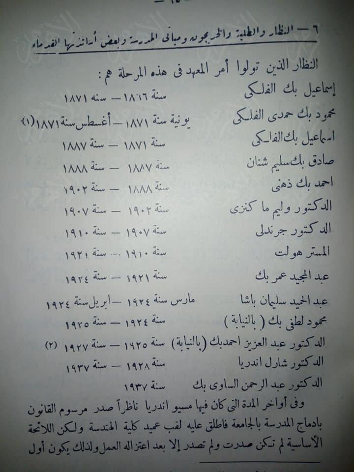 الرسوم الأولى لأول طلاب هندسة مصريين