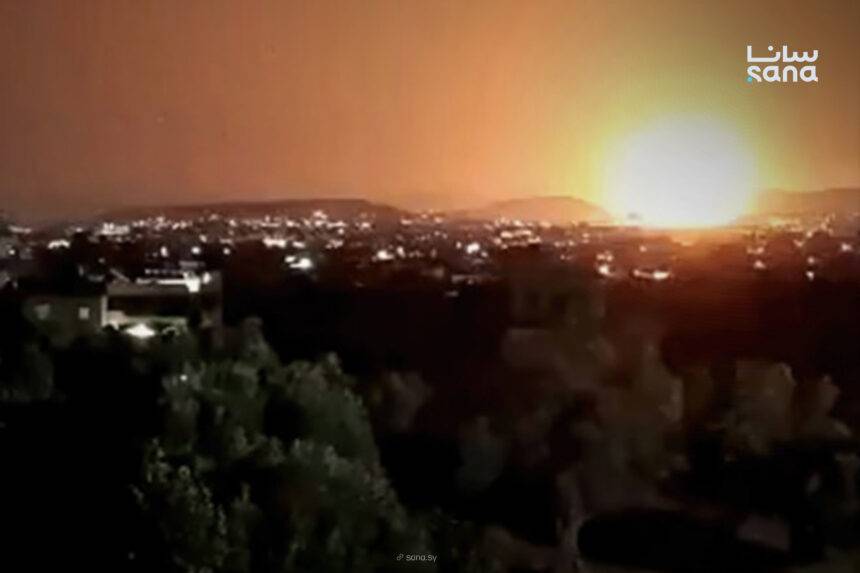 غارات أعقبها إنزال جوي إسرائيلي في جبل المانع بالكسوة بريف دمشق بعد عثور الجيش السوري على أجهزة مراقبة وتنصّت بالمنطقة (سانا)