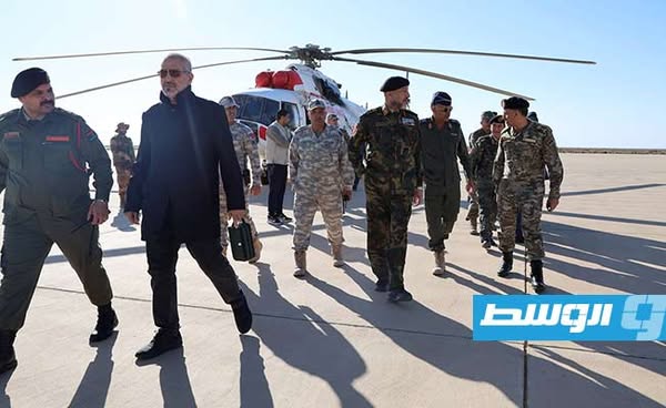 الحداد والنمروش يتفقدان مرافق «قاعدة الوطية الجوية»