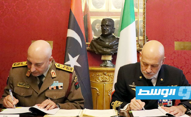 الحداد يوقع مع رئيس الأركان الإيطالي اتفاقا لتدريب القوات الخاصة
