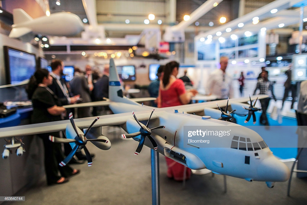 model-of-sc130j-sea-hercules-aircraft-manufactured-by-lockheed-martin-picture-id463840744