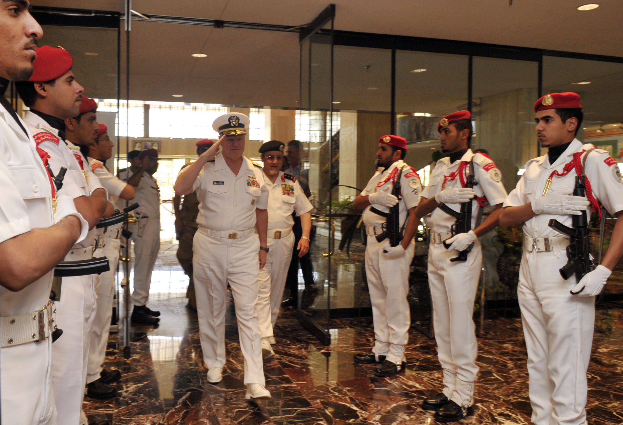 US_Navy_100328-N-8273J-073_Chief_of_Naval_Operations_(CNO)_Adm._Gary_Roughead_departs_the_Royal_Saudi_Naval_Forces_(RSNF)_headquarters.jpg