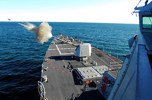 300px-US_Navy_070111-N-4515N-509_Guided_missile_destroyer_USS_Forest_Sherman_%28DDG_98%29_test_fires_its_five-inch_gun_on_the_bow_of_the_ship_during_training.jpg
