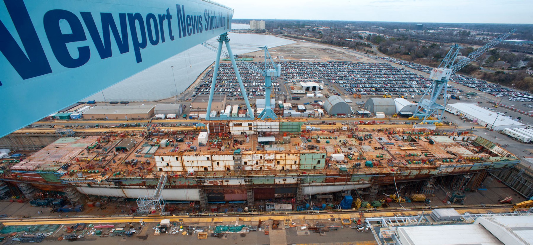 cvn-78 pcu uss gerald r. ford aircraft carrier us navy construction newport news shipbuilding 2012 05
