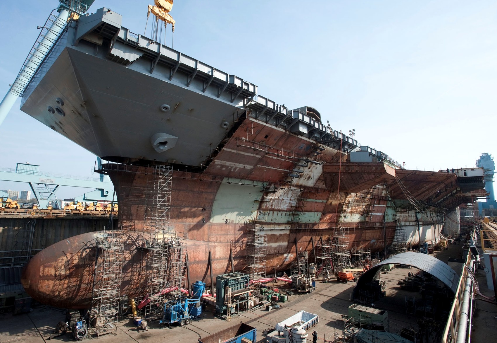 cvn-78 uss gerald r. ford aircraft carrier us navy newport news shipbuilding 2013 36