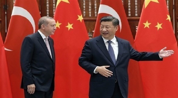 الرئيسان الصيني شي جينغ بينغ والتركي رجب طيب أردوغان (أرشيف)