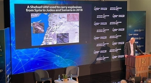 وزير الدفاع الإسرائيلي بيني غانتس في المؤتمر (تويتر) 