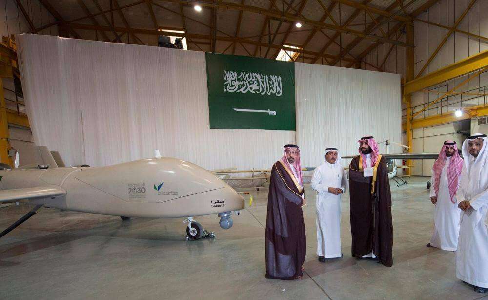 الطائرات بدون طيار السعودية صقر 