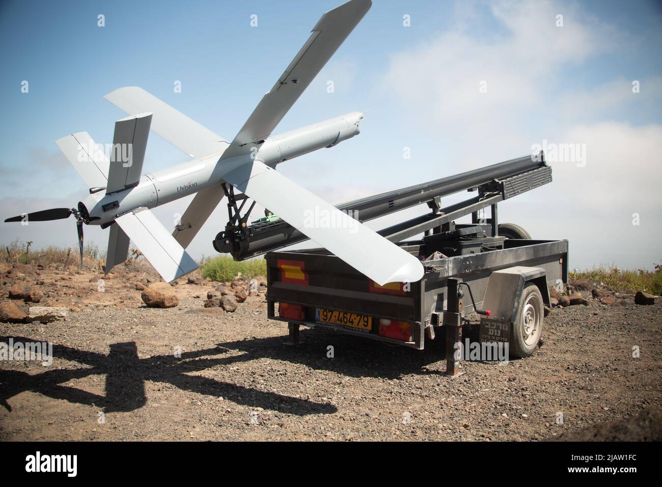 a-us-marine-corps-hero-400-loitering-munition-drone-is-staged-before-flight-on-san-clemente-island-california-may-25-2022-the-hero-400-is-a-loitering-munition-that-the-united-states-marine-corps-and-other-department-of-defense-entities-are-beginning-to-incorporate-into-specific-mission-sets-this-initial-training-flight-develops-the-uas-pilots-confidence-and-abilities-to-be-able-to-operate-the-hero-400-in-any-clime-and-place-and-enabling-3rd-maw-to-remain-a-more-lethal-and-ready-force-us-marine-corps-photo-by-lance-cpl-daniel-childs-2JAW1FC.jpg