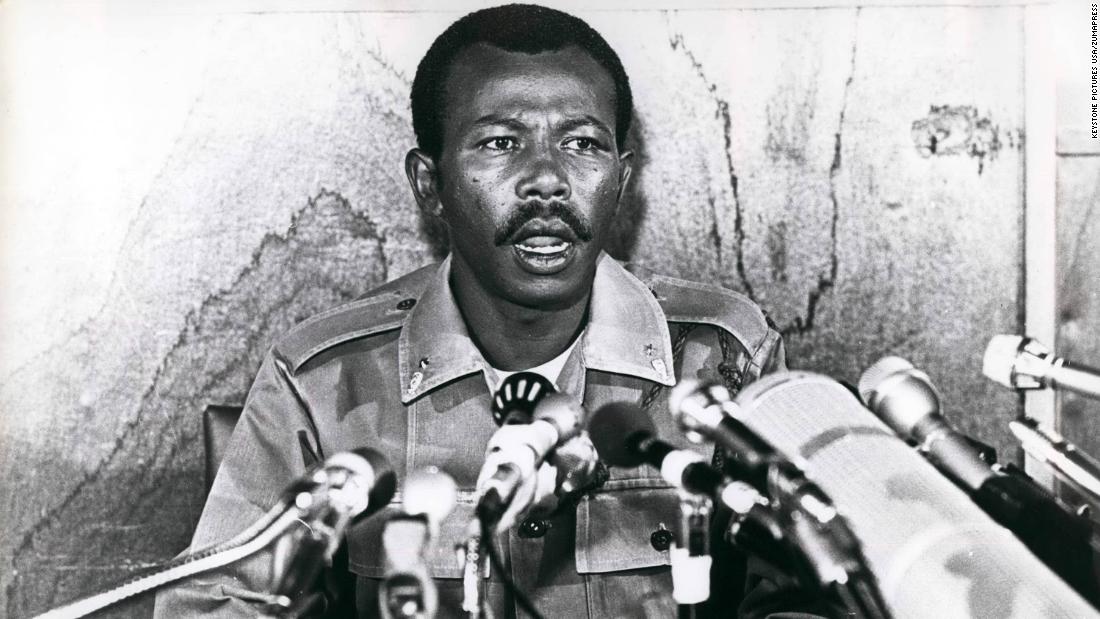 Mengistu Haile Mariam in 1980. Mengistu Haile Mariam in 1980.