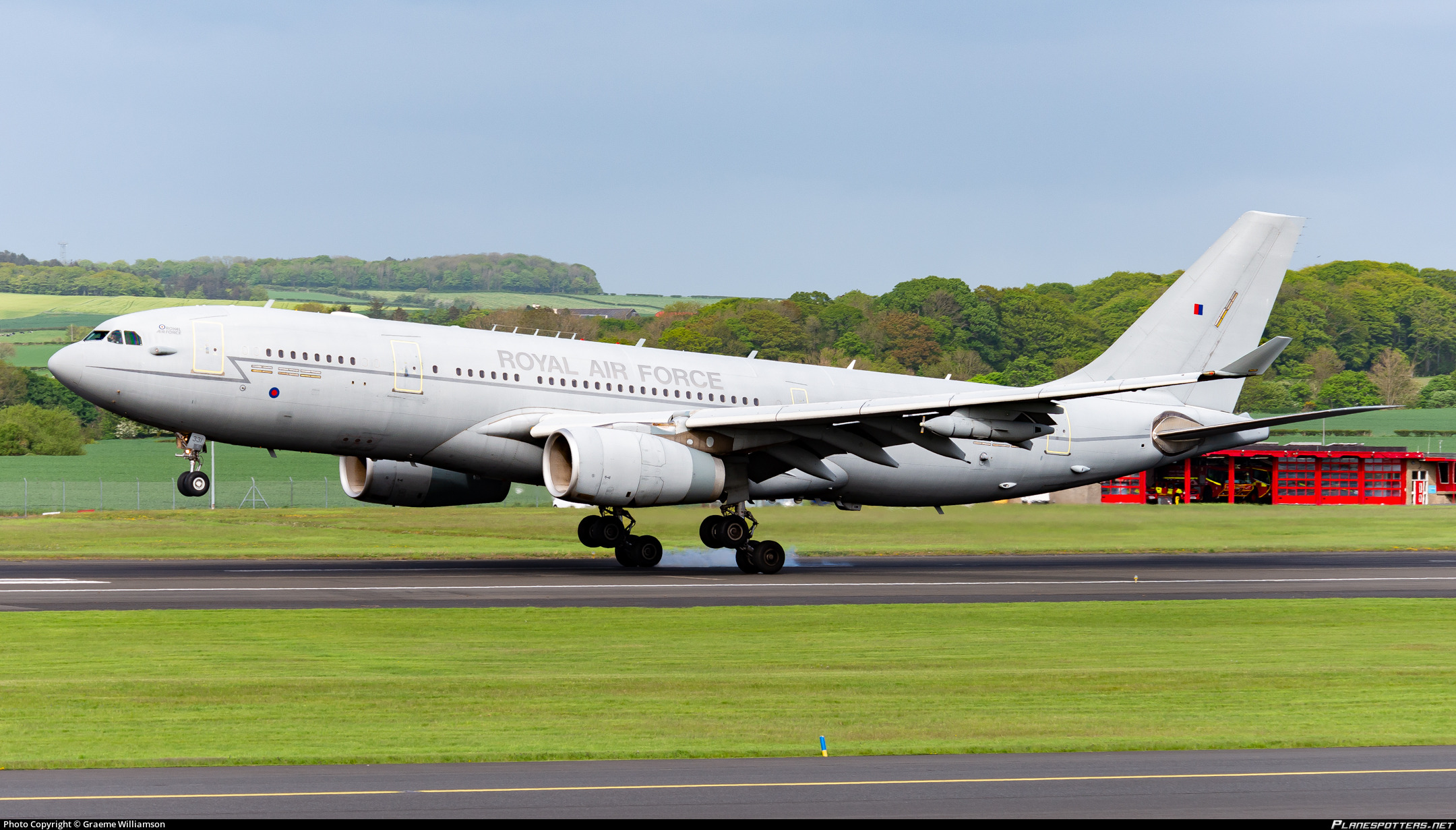 ZZ331 Royal Air Force Airbus Voyager KC2 (A330-243MRTT) photographed at Glasgow Prestwick (PIK / EGPK) by Graeme Williamson ZZ331 Royal Air Force Airbus Voyager KC2 (A330-243MRTT) photographed at Glasgow Prestwick (PIK / EGPK) by Graeme Williamson