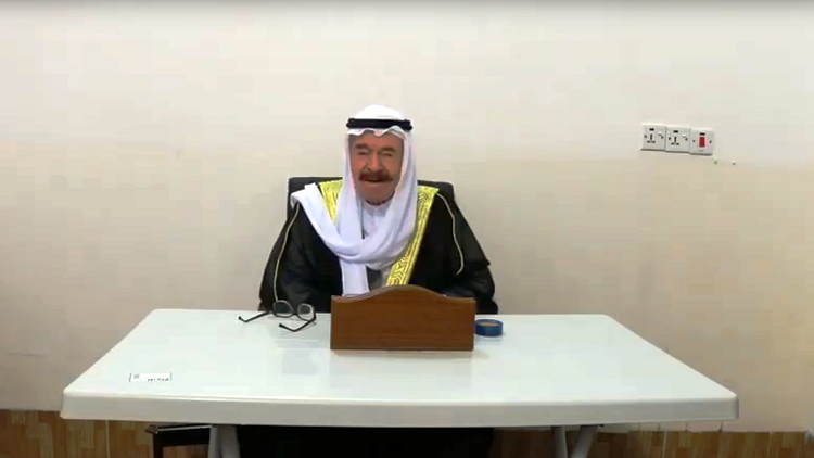 عزت الدوري يوجه رسالة مصورة لأمير الكويت (فيديو)