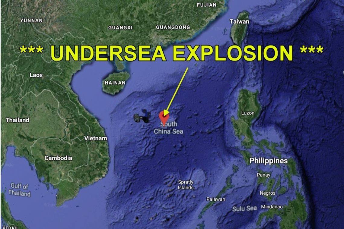 تفجير نووي في بحر الصين الجنوبي مع وقف التنفيذ!