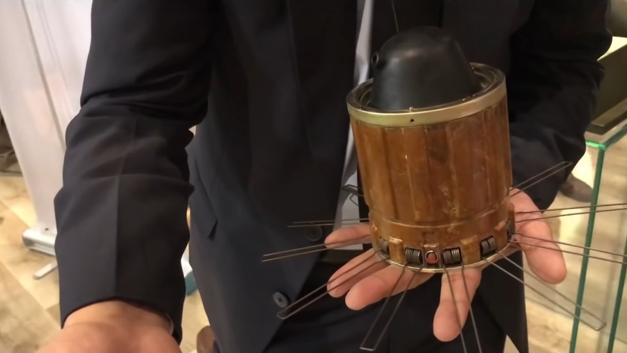 Programmable Anti Tank mine develop by PAF shown during IDEAS-2018(4) source SAMAA FM VIDEO.jpg