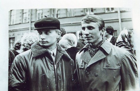 Putin around the time of his KGB training in Leningrad.