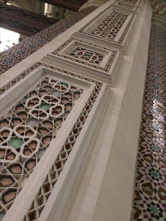Details de la mosquée de l'Emir Abdelkader à Constantine, Algérie