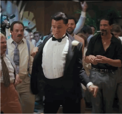 LEO ACTUALLY DANCES LIKE THIS. (With images) | Wolf of wall street ...