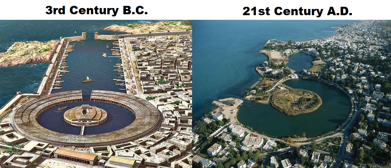 Punic port of Carthage 2300 years later. : r/Tunisia