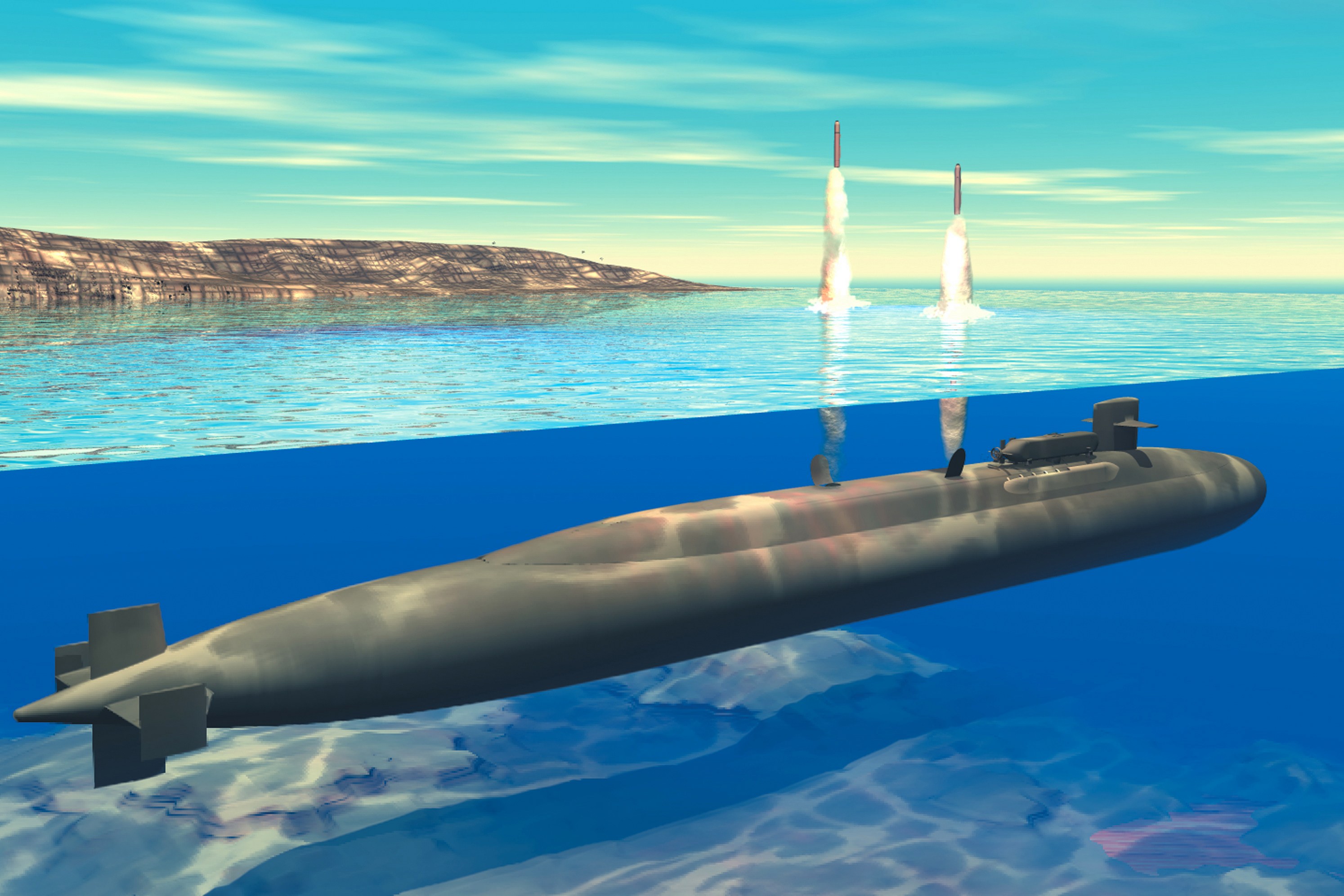 Ohio-class_submarine_launches_Tomahawk_Cruise_missiles_(artist_concept).jpg