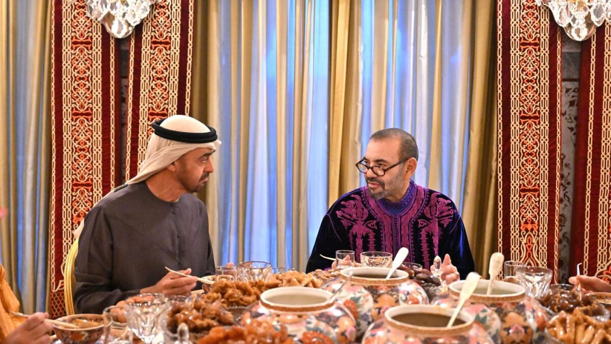 Ramadan 2022: Mohamed bin Zayed attends Iftar banquet hosted by King of  Morocco - News & More Hosting News - world news