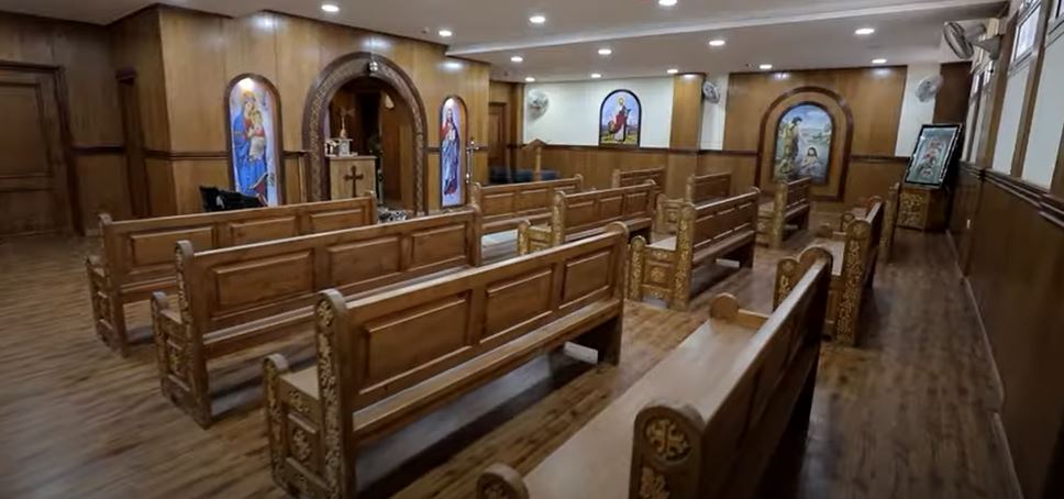 كنيسة من داخل مركز الاصلاح والتأهيل كنيسة من داخل مركز الاصلاح والتأهيل