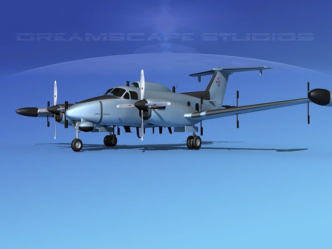 beechcraft-rc-12n-guardrail-usaf-1-3d-model-rigged-max-obj-3ds-lwo-lw-lws-dxf-stl.jpg