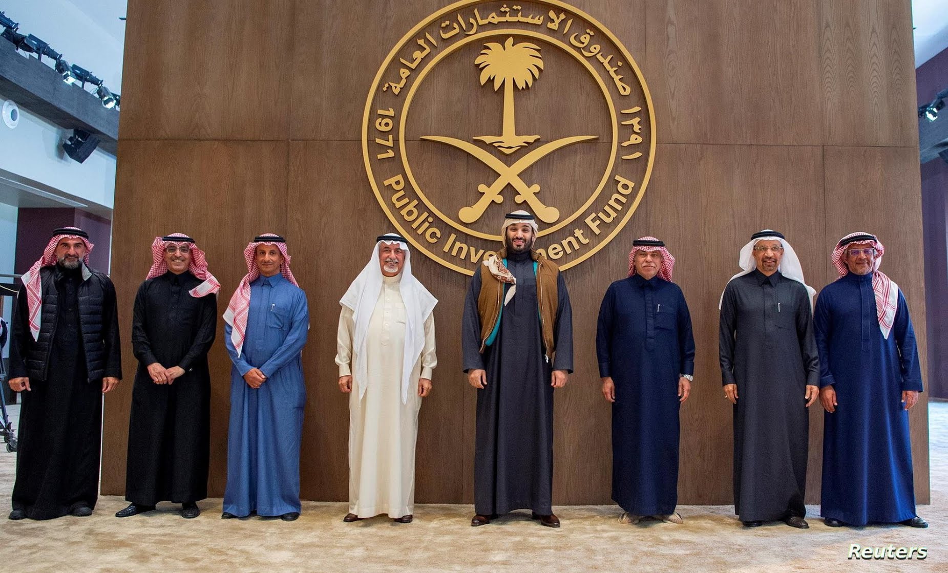 ولي العهد السعودي يقف على هرم صندوق الاستثمارات العامة (أرشيف)