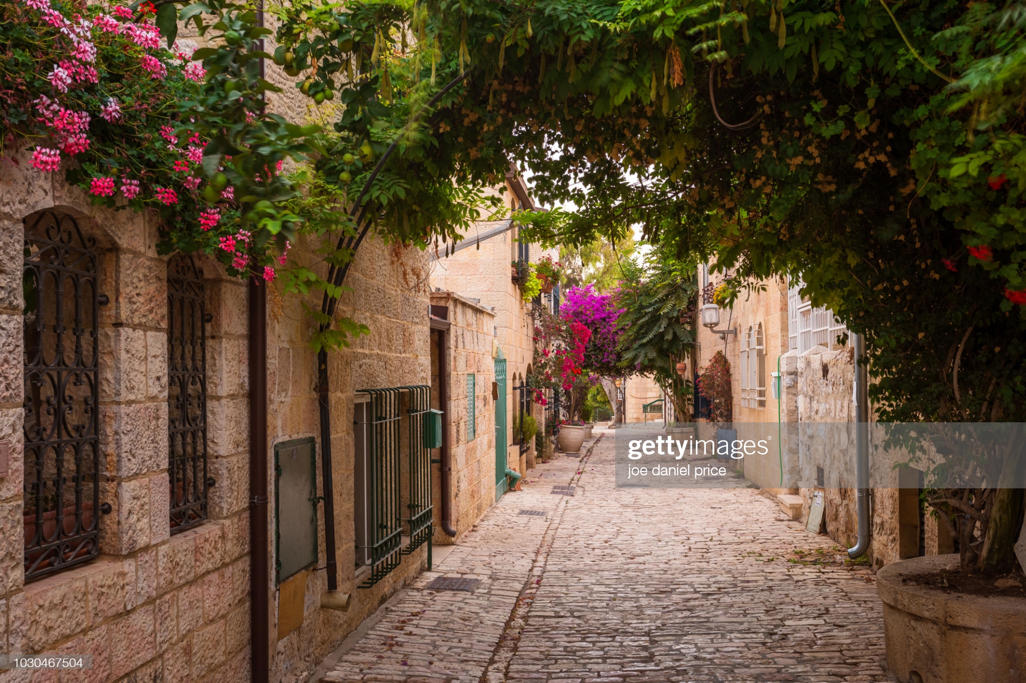 flowers-streets-jerusalem-israel-picture-id1030467504