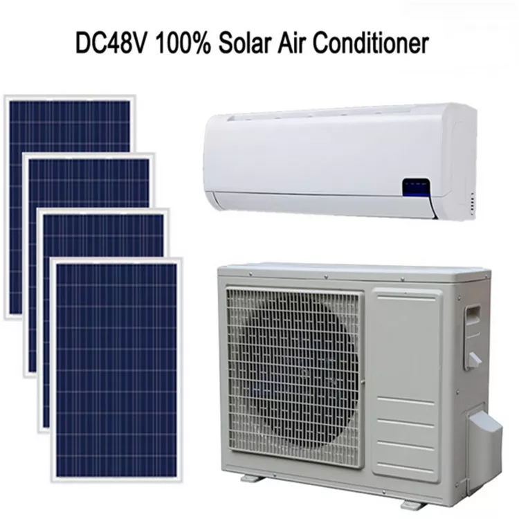 High quality dc inverter hybrid ac vacuum tube solar powered portable air conditioner price