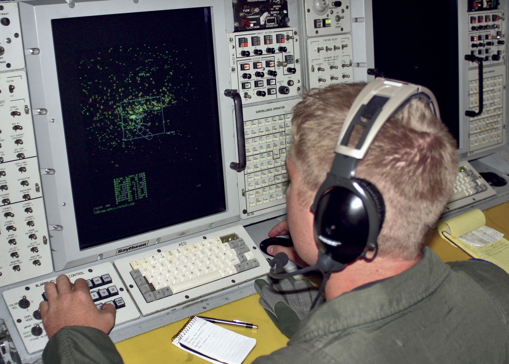 القوات الجوية الأمريكية، محطة التحكم بالرادار E-3 Sentry القوات الجوية الأمريكية، محطة التحكم بالرادار E-3 Sentry