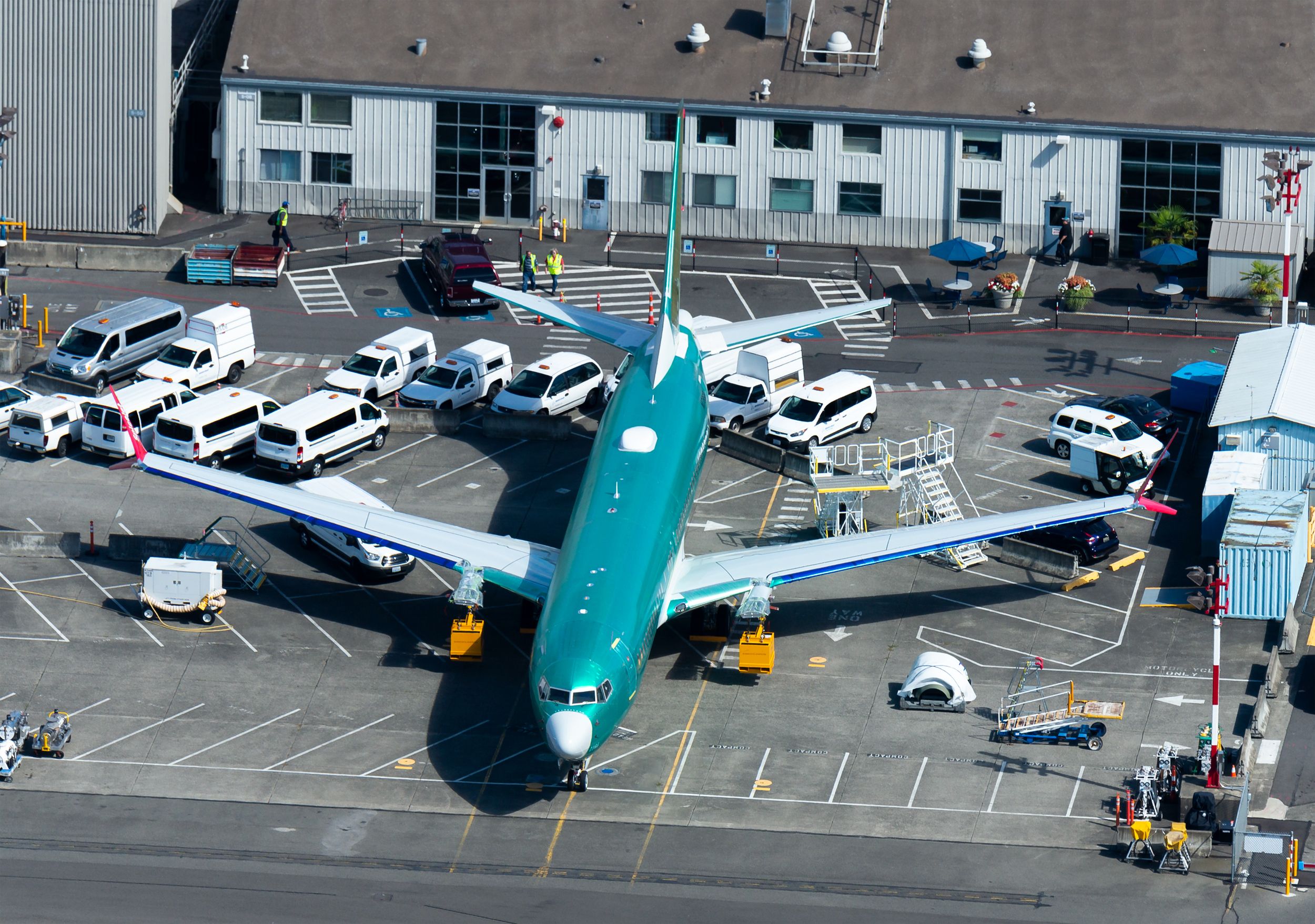 Inventoried Boeing 737 MAX in Renton, Washington shutterstock_1540393253 Inventoried Boeing 737 MAX in Renton, Washington shutterstock_1540393253