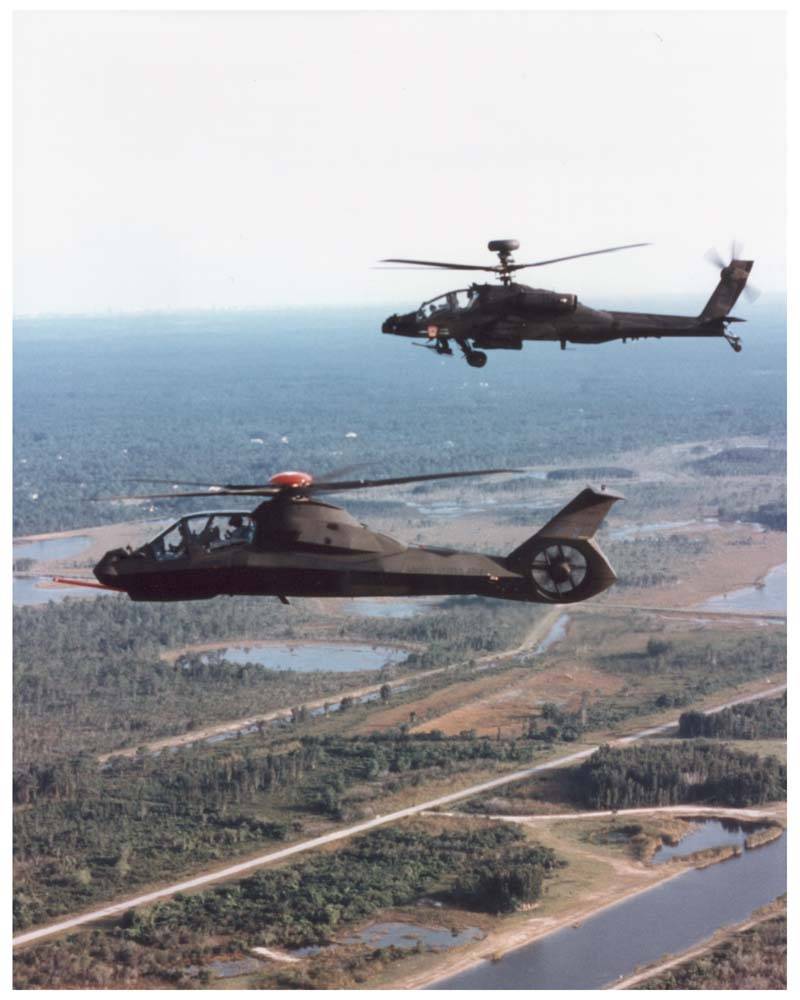 التقدم والفشل.  تقنيات مشروع RAH-66 Comanche