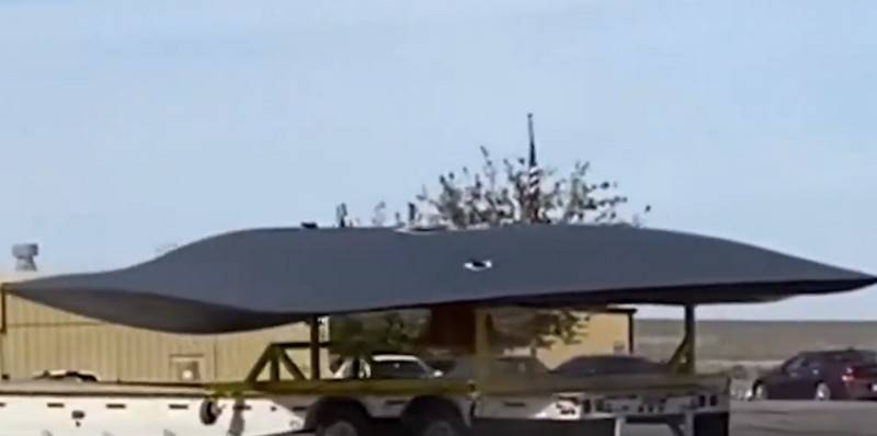 ظهر مقطع فيديو على شبكة الإنترنت لنقل طائرة مجهولة تابعة لشركة لوكهيد مارتن