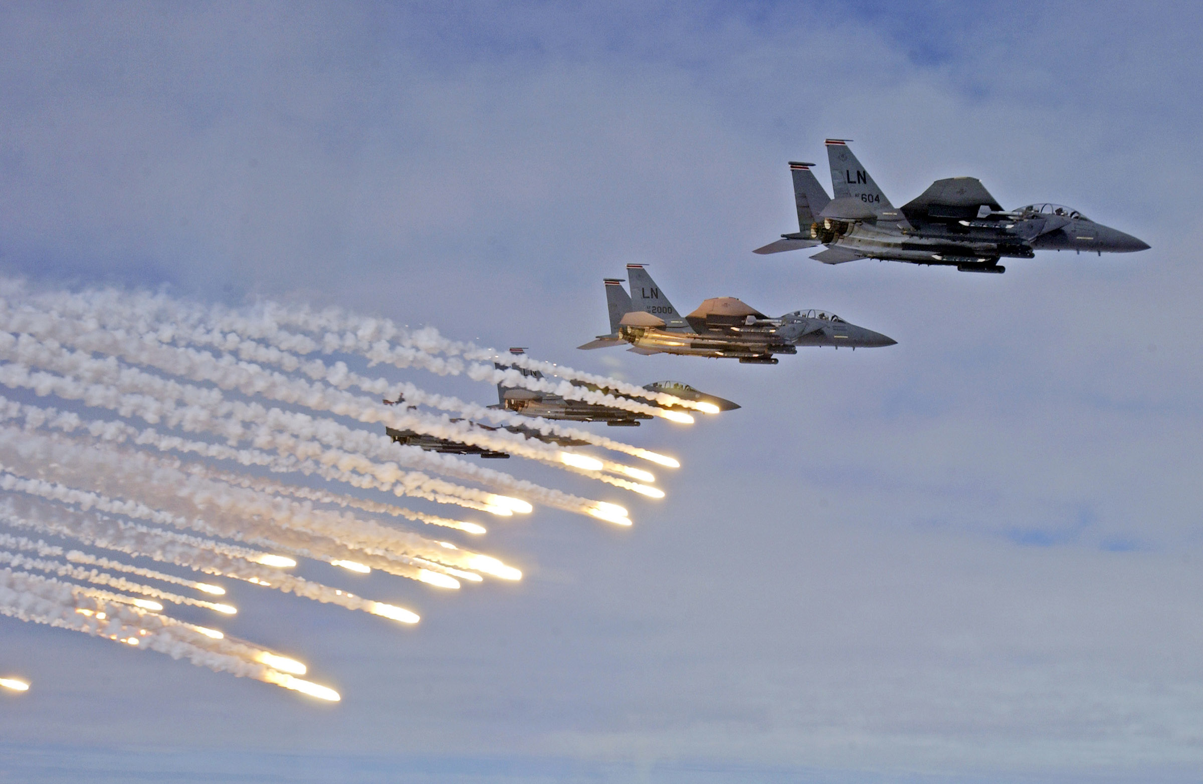 F-15E_Strike_Eagles_launch_chaff_and_flares.jpg