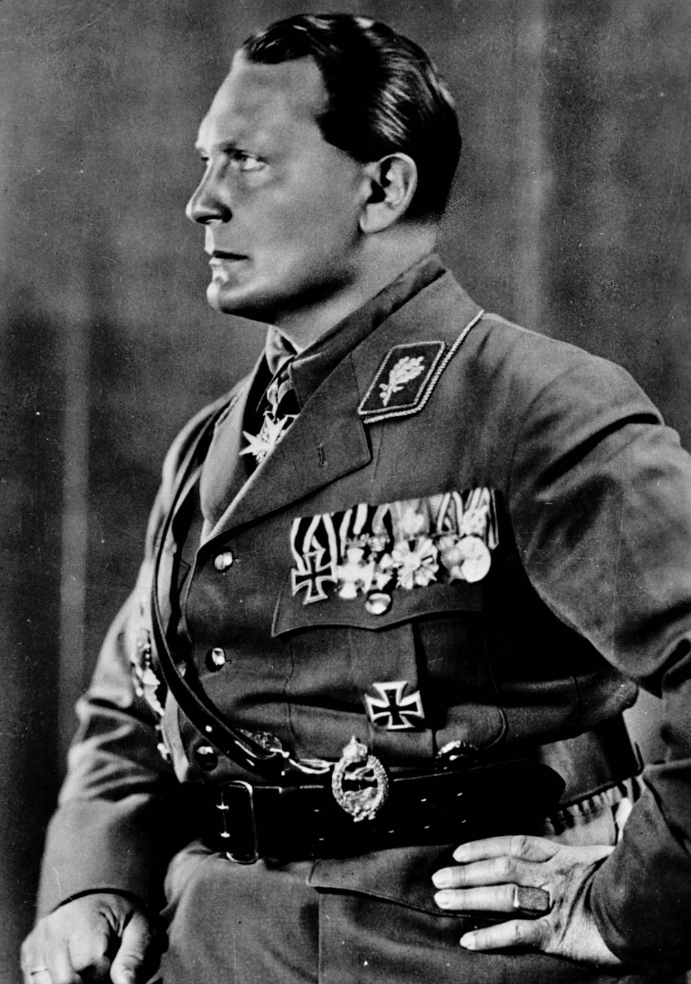 صورة لهرمان غورينغ الرجل الثاني في النظام النازي