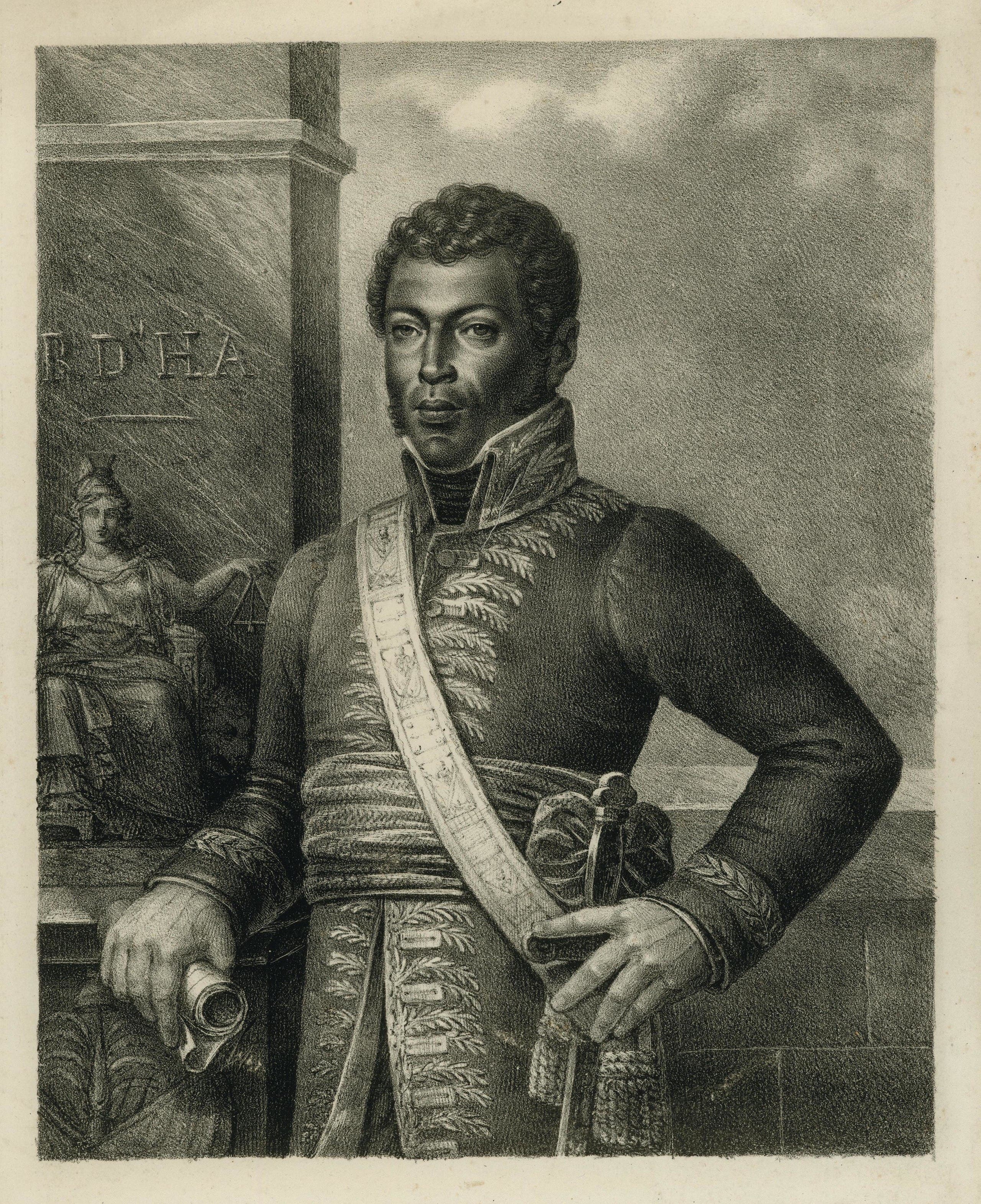 لوحة تجسد الرئيس جان بيير بوير لوحة تجسد الرئيس جان بيير بوير