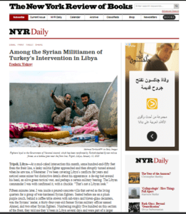 تحقيق الصحفي الأمريكي عن المرتزقة السوريين في طرابلس