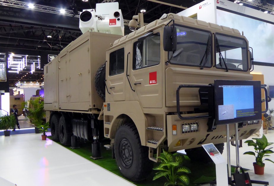 IDEX_2019_Chine_company_Poly_Defence_displays_Silent_Hunter_laser_defense_system_1.JPG