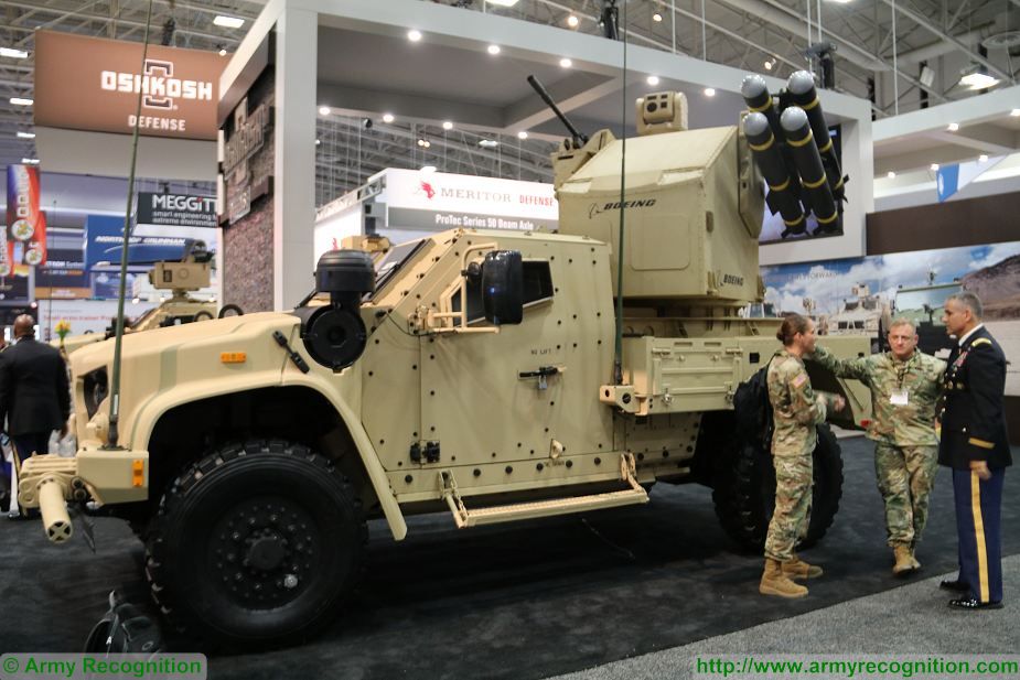 JLTV Utility Variant with BOEING SHORAD turret at AUSA 2017 | AUSA 2017  Show Daily News TV Coverage Report | Defence security military exhibition  2017 daily news category JLTV Utility Variant with BOEING SHORAD turret at AUSA 2017 | AUSA 2017  Show Daily News TV Coverage Report | Defence security military exhibition  2017 daily news category