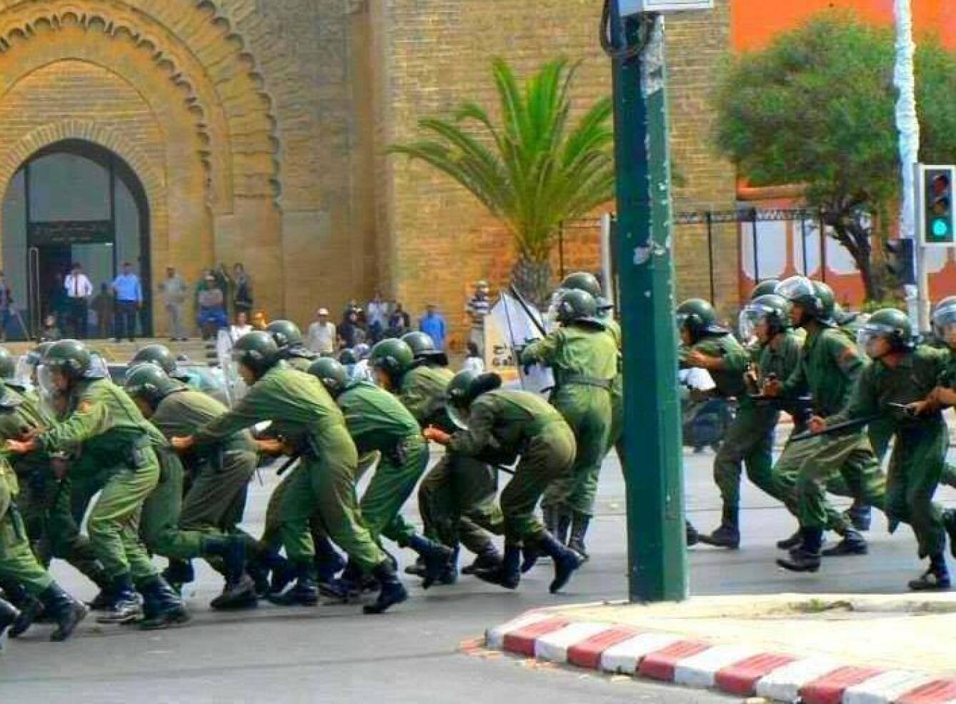 التدخل العسكري للقوات المغربية.  (قوات FB المغرب)