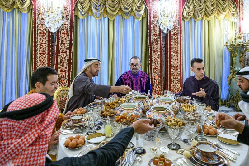 King Mohammed VI Holds Iftar in Honor of UAE's Crown Prince