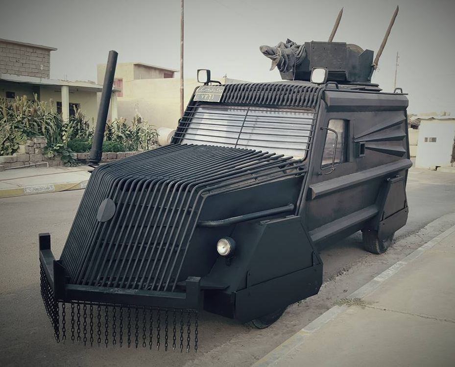 Kurdish troops reveal Batmobile-style tanks as they prepare for ...